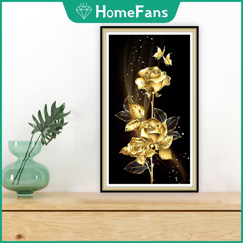 Bộ Tranh Đính Đá 5D Tự Làm 30x50cm/40x70cm/50x90cm Trang Trí Nhà Cửa