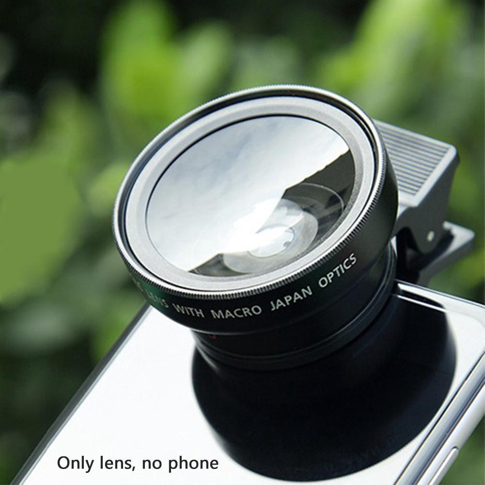 Bộ Ống Kính Siêu Rộng 0.45x Và 15x Kẹp Camera Điện Thoại Iphone