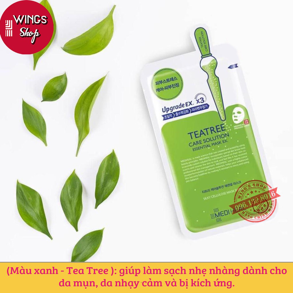 Mặt Nạ MEDIHEAL Đủ Màu - Tách Lẻ 1 Miếng| Hàng Chính Hãng