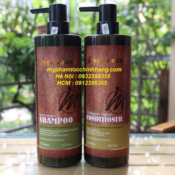 DÂÙ GỘI VÀ XẢ MASARONI RICH BIOTIN COLLAGEN 500ml - 800ML | BigBuy360 - bigbuy360.vn