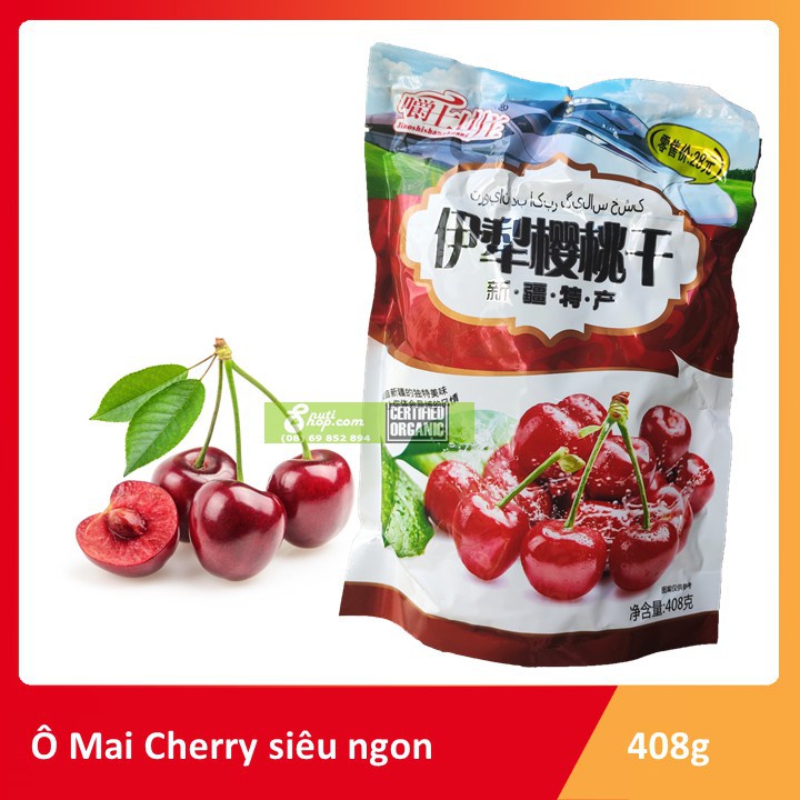 Ô mai hoa quả nhiệt đới gói 428 Gr  SIÊU RẺ  Ô Mai Cherry - Việt Quất Siêu Ngon - Ăn vặt 24