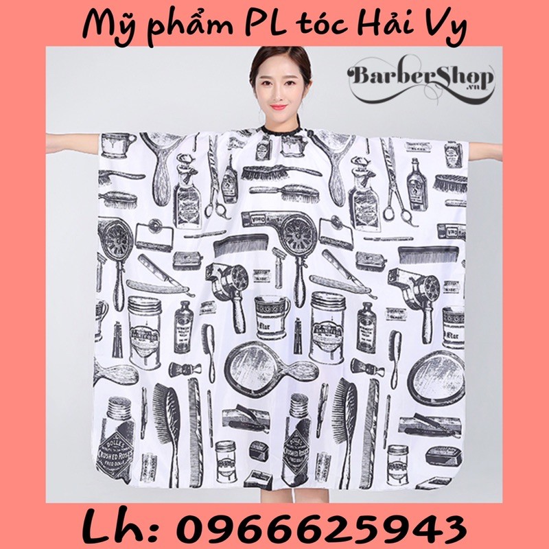 Áo choàng cắt tóc chuyên nghiệp cho Salon kích thước 160*140cm