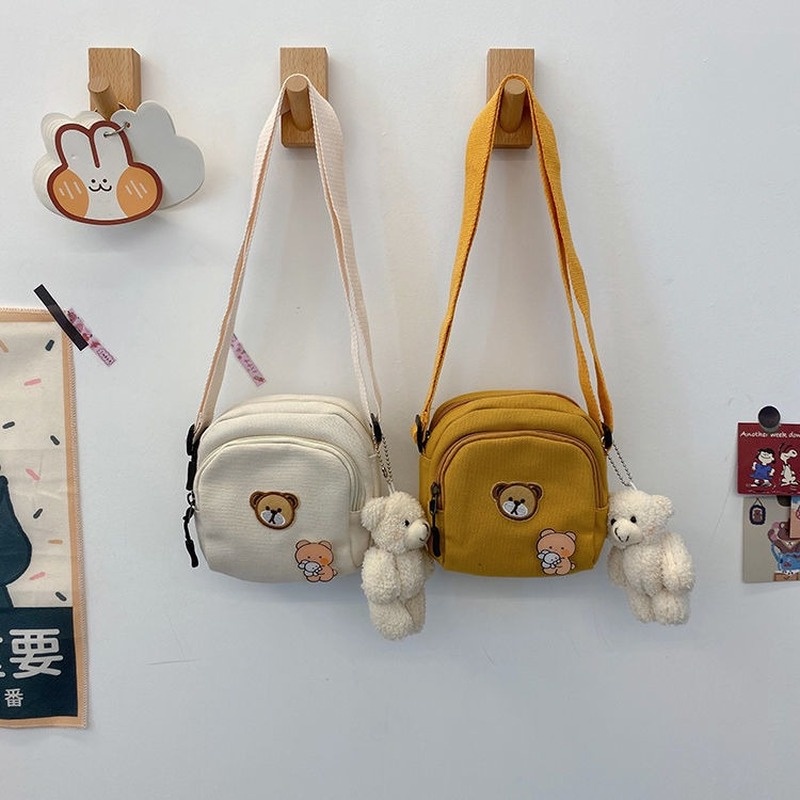 Túi Đeo Chéo Hình Gấu Dễ Thương Xinh Xắn Cao Cấp