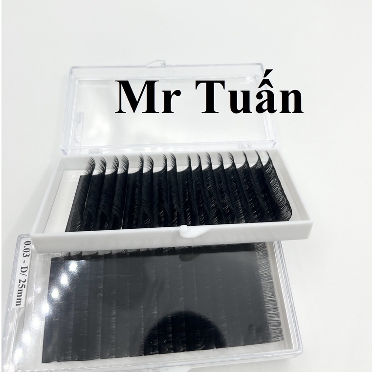 MI KHAY 16 line DÀY 0.03  - C - D TẠO FAN - DỤNG CỤ NỐI MI MR TUẤN