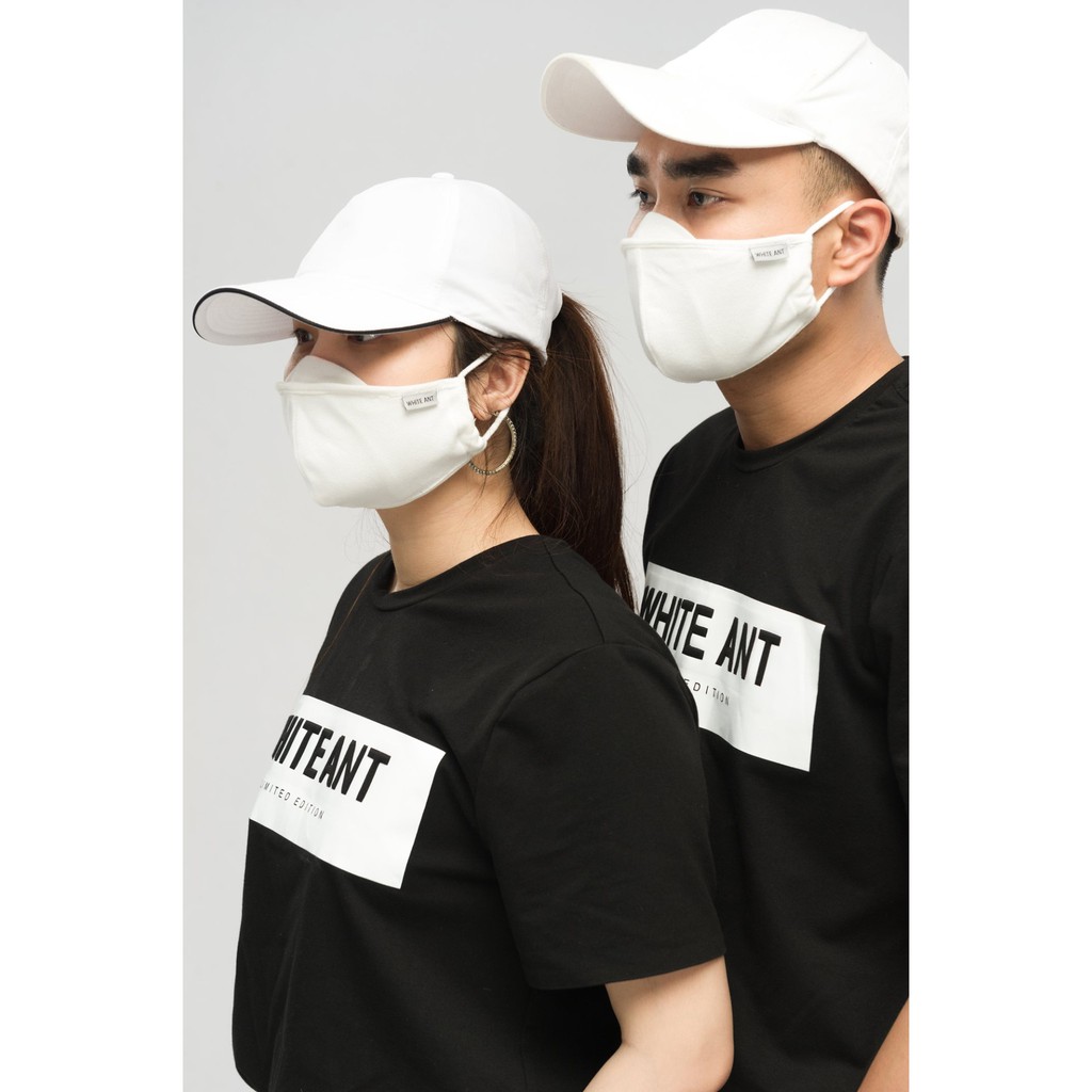 Khẩu Trang Vải Kháng Khuẩn Than Hoạt Tính WHITE ANT Dệt Bằng Sợi Cotton Set 5 chiếc 300000002