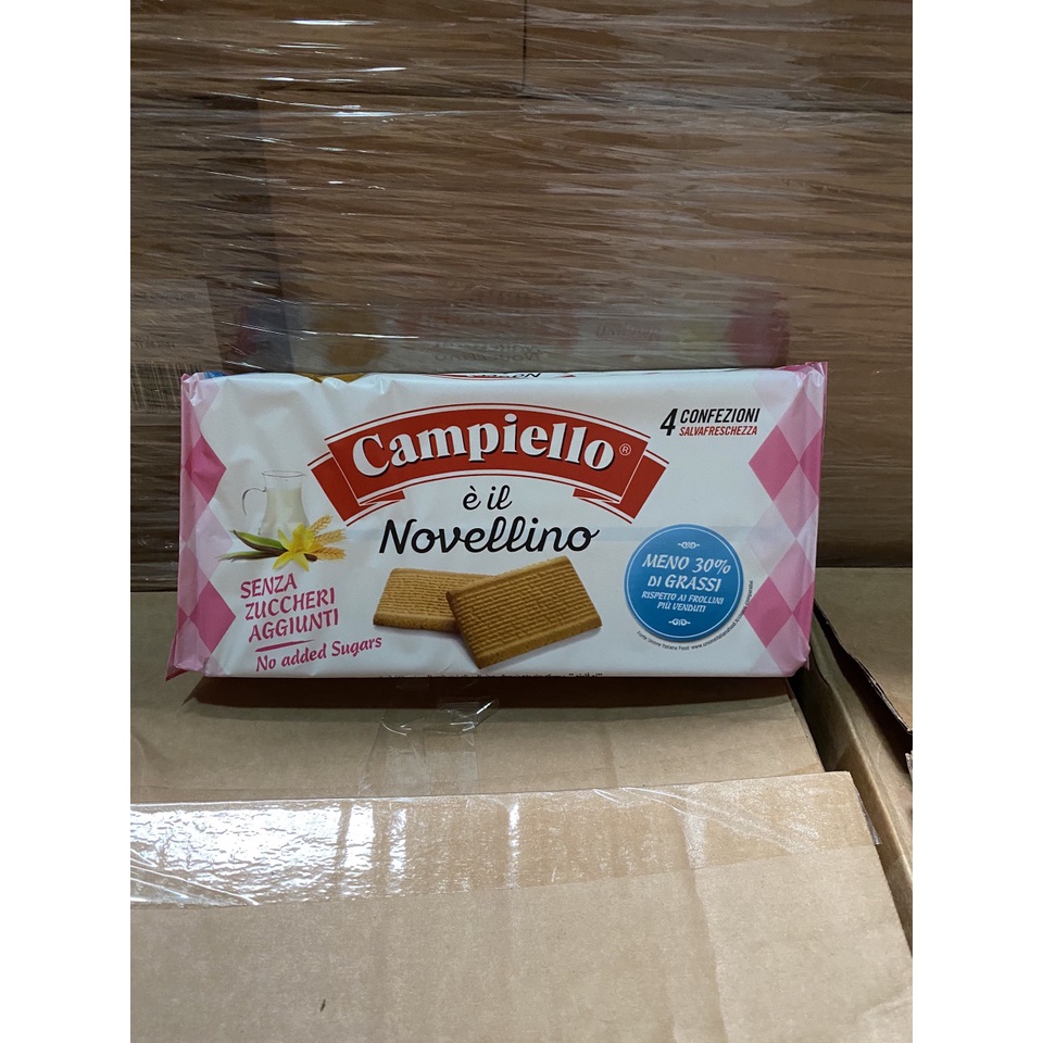 Bánh yến mạch  không đường  chất xơ  ăn kiêng Campiello ( xuất xứ Ý )