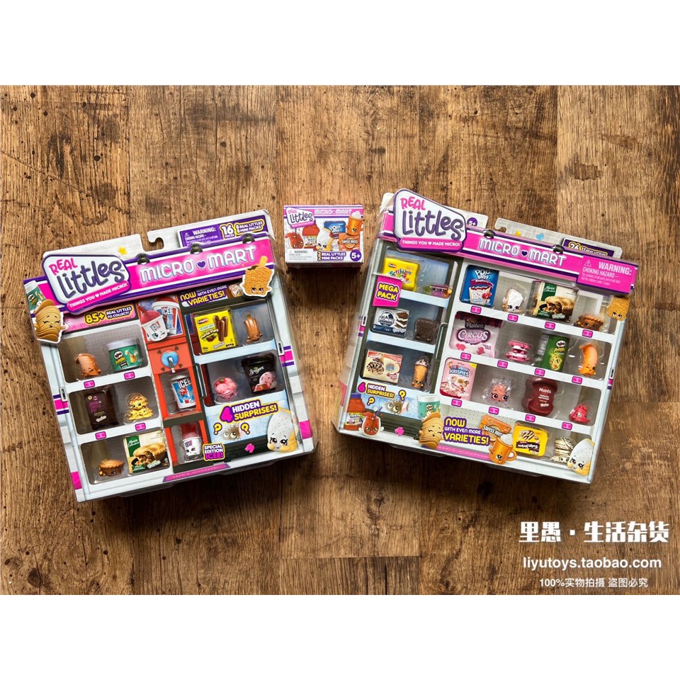 ✨Không thể từ chối được!Shopkins Mô Hình Hộp Bí Ẩn Siêu Thị Thu Nhỏ Chính Hãng