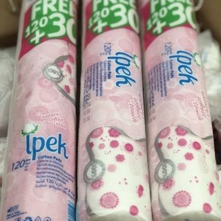 Bông tẩy trang IPEK 150 miếng (120+30)