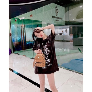 Áo phông bigsize loang mốc mickey ms220
