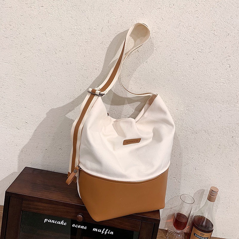 IELGY Túi Đeo Vai Vải canvas Cỡ Lớn Thời Trang Cho Nữ