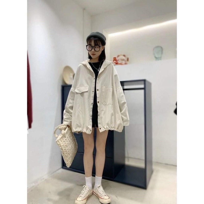 Áo khoác Kaki hai kiểu túi KA12