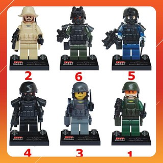 Đồ Chơi Minifigures Các Mẫu Lính Đặc Nhiệm Được Trang Bị Đầy Đủ DISEN 14101