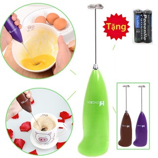 【Có hàng sẵn】FREE 2 PIN Máy xay cà phê Máy Đánh Trứng Quấy Cà Phê Mini