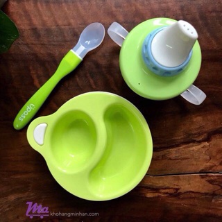 Set 3 dụng cụ ăn dặm cao cấp cho bé