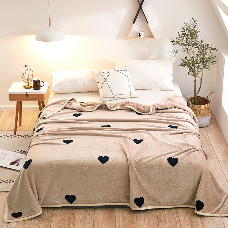 Chăn Vải Flannel Mềm Mại Giữ Ấm Mùa Đông Dùng Khi Đi Du Lịch