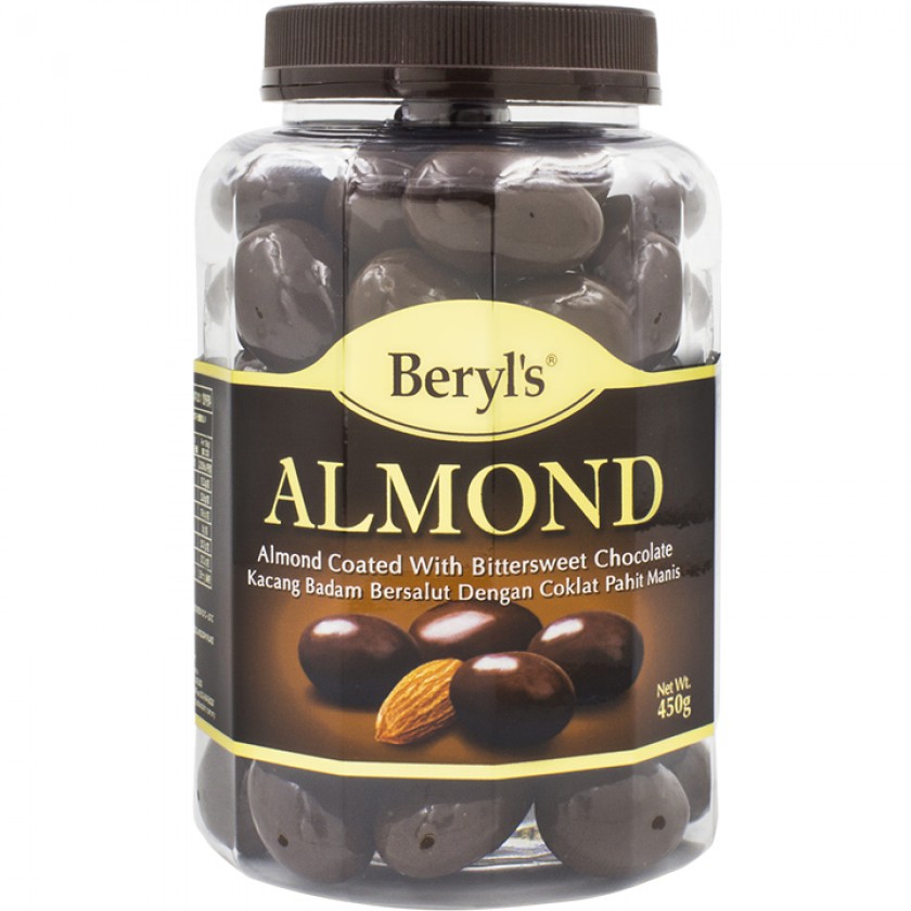 Chocolate Beryl's Almond Bittersweet hủ 450gr