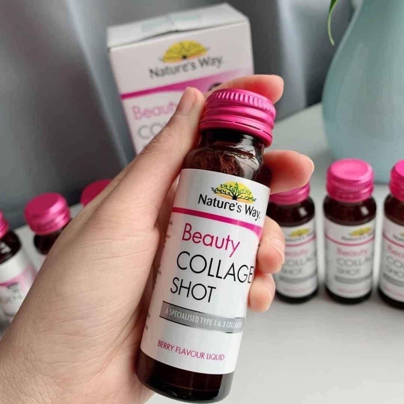 [Giá Sốc] Collagen Shot Natures Way của Úc hộp 10 chai