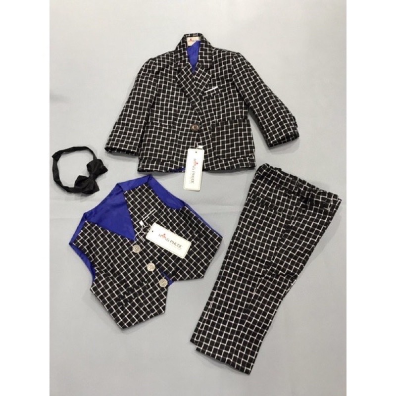 Bộ vest bé trai ảnh thật