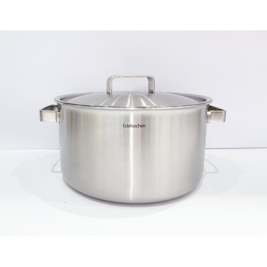 [Chính hãng Edelkochen] Bộ 2 Nồi Tango size vừa & lớn 24cm - 26cm chất liệu Inox 3 lớp