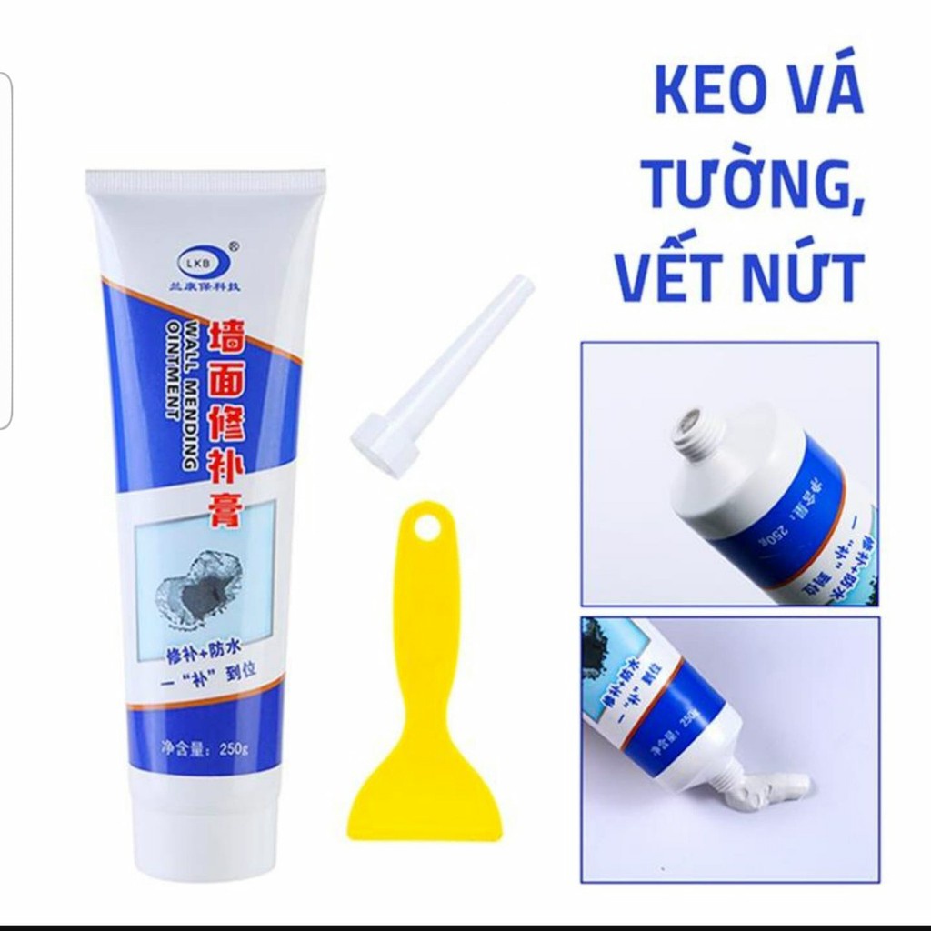 Keo Vá Vết Nứt Tường Nhà Cao Cấp Chịu Nước Chống Thấm Chống Ẩm Mốc