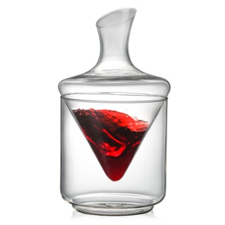 Bình thở vang pha lê ALAN DECANTER 1000ml (Xô đá + bình rời)