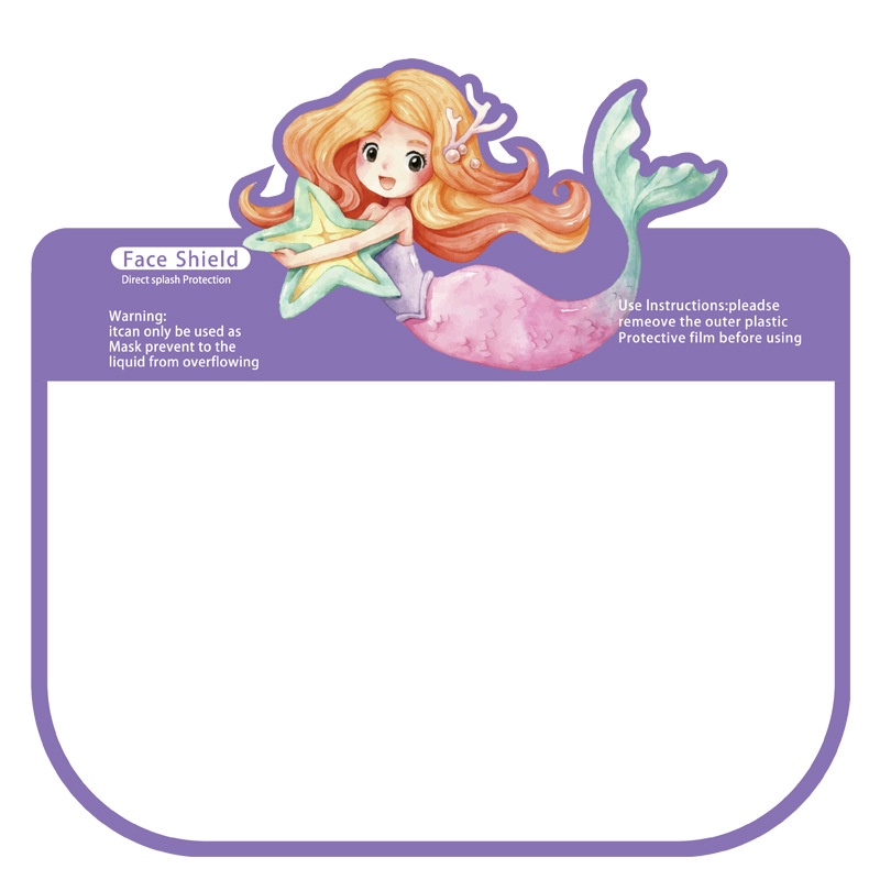 (Hàng Mới Về) Mặt Nạ Trong Suốt Bảo Vệ Mặt, Mắt chống bụi bẩn Cho Bé, Có Dây Đeo Co Giãn Dành Cho Trẻ Em