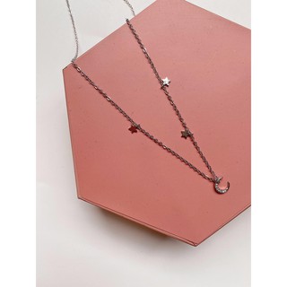 Dây chuyền bạc trăng sao
