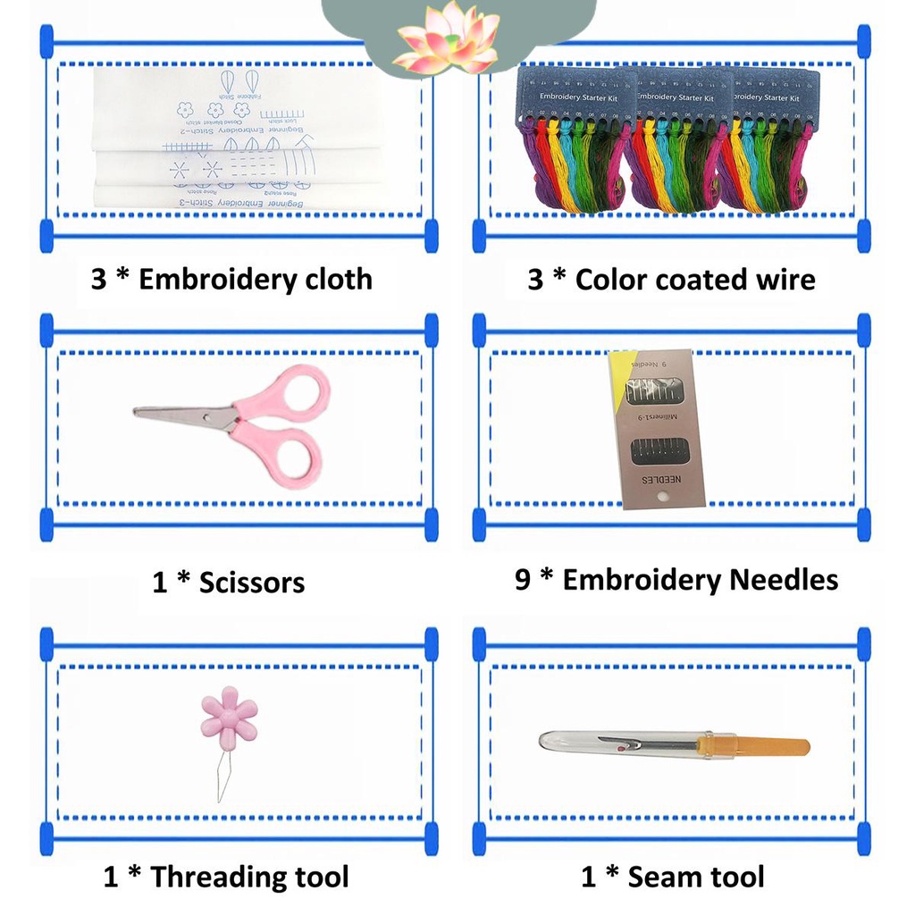 Bộ Tranh Thêu Chữ Thập Thủ Công Nhiều Màu Sắc shoptkc0384 Dành Cho Người Mới Bắt Đầu