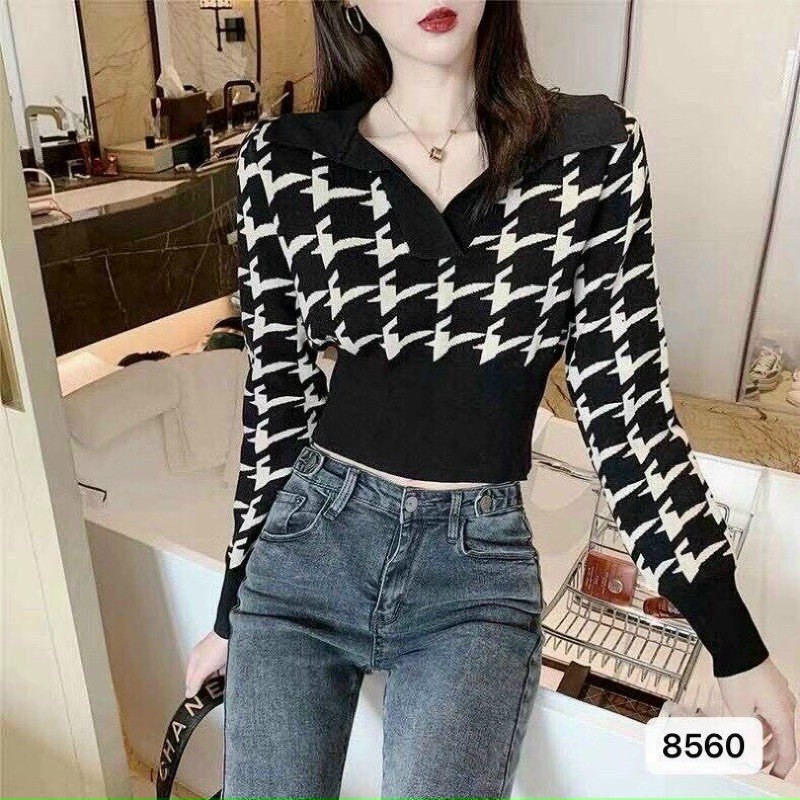 áo croptop len