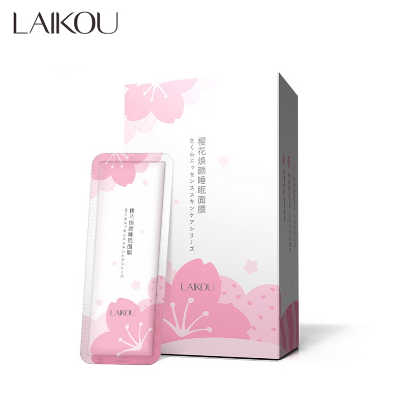 LAIKOU Sakura Sleeping Mask Brighten Skin Tone 3ml x 28pieces