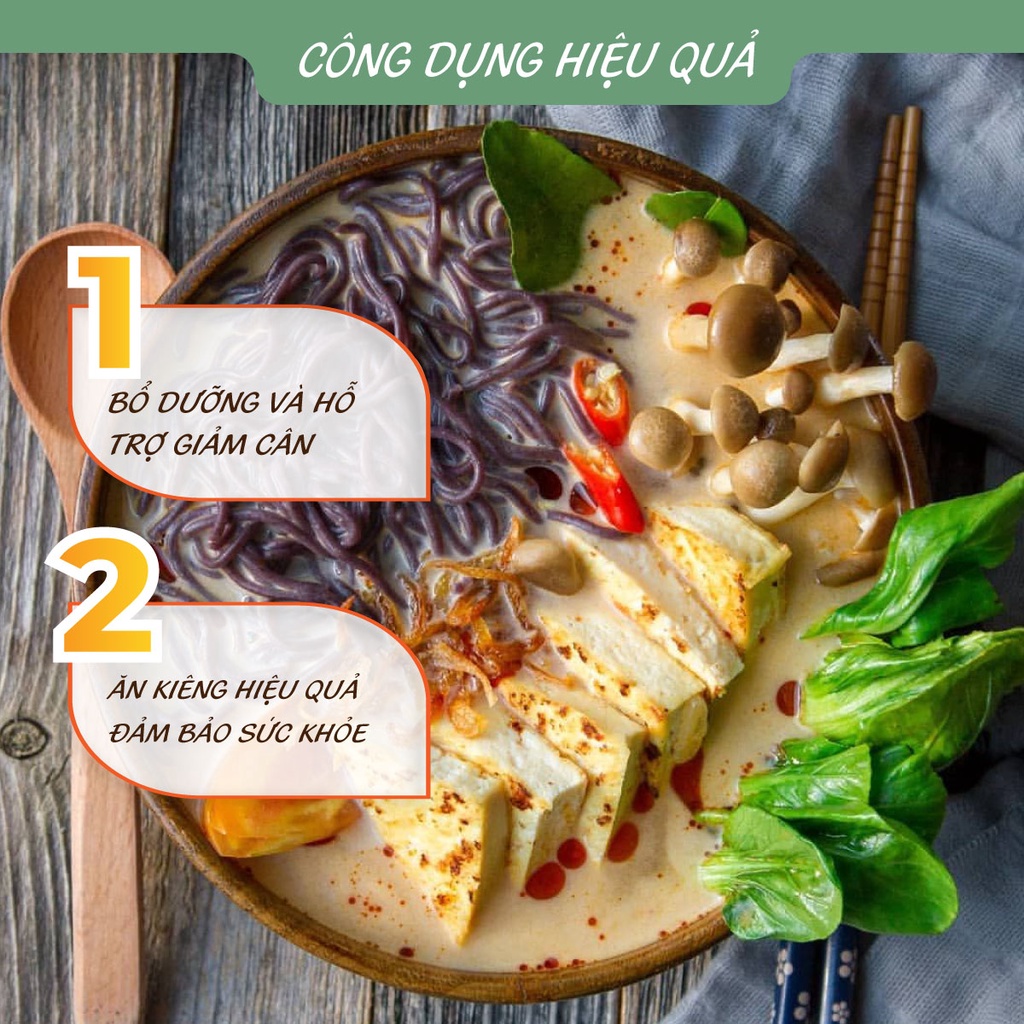 Bún gạo lứt ăn kiêng Góc Healthy, bún khô nguyên liệu cao cấp không chất phụ gia