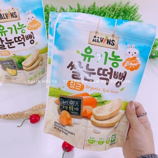 Bánh gạo hữu cơ Alvins 5m+