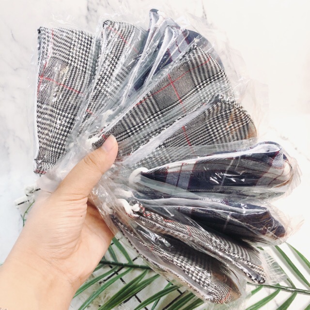 COMBO 10 khẩu trang vải 3 lớp lót cotton dày dặn chất lượng cao - Chống khói bụi ô nhiễm | BigBuy360 - bigbuy360.vn