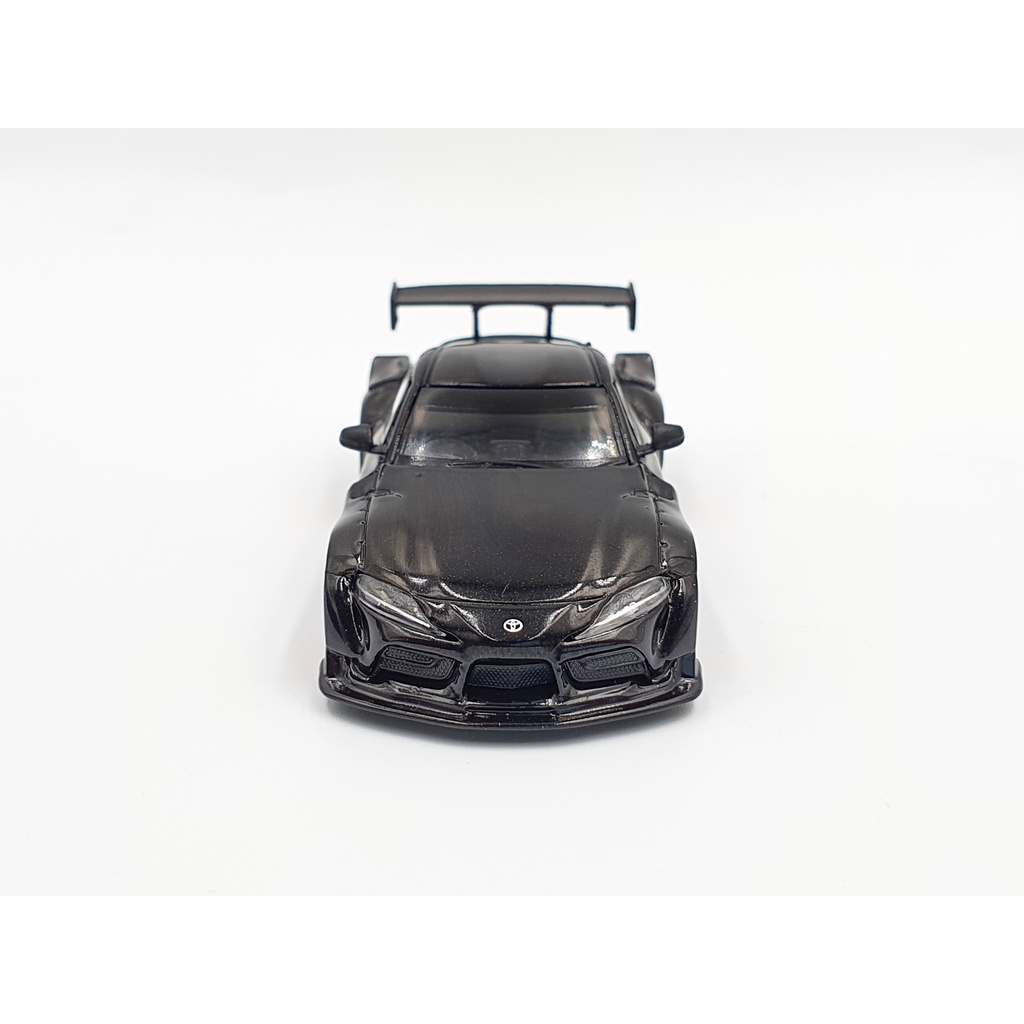 Xe Mô Hình HKS Toyota GR Supra Nocturnal RHD 1:64 Mini GT (Đen Mân Đỏ)