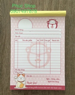 Hoá Đơn Bán Lẻ Cute