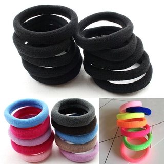 Dây buộc tóc màu huỳnh quang/đen phong cách Hàn Quốc hợp thời trang