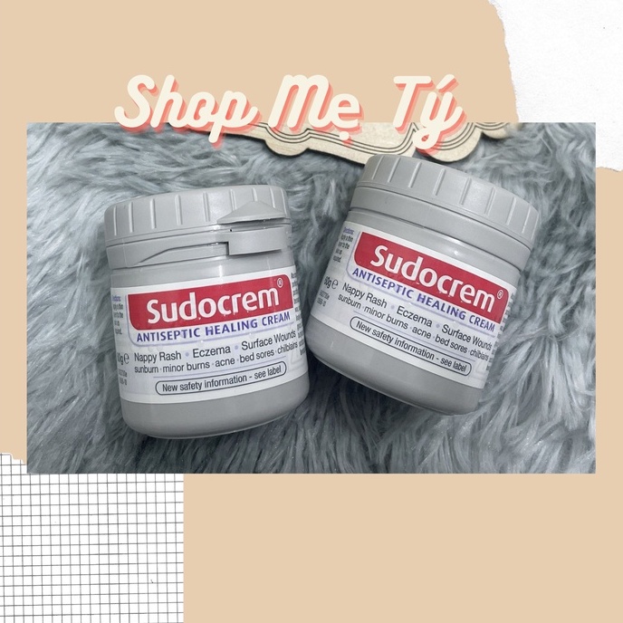(DATE 2025) Kem hăm Sudocrem cho bé sơ sinh nội địa Anh 60gr SUDOCREAM
