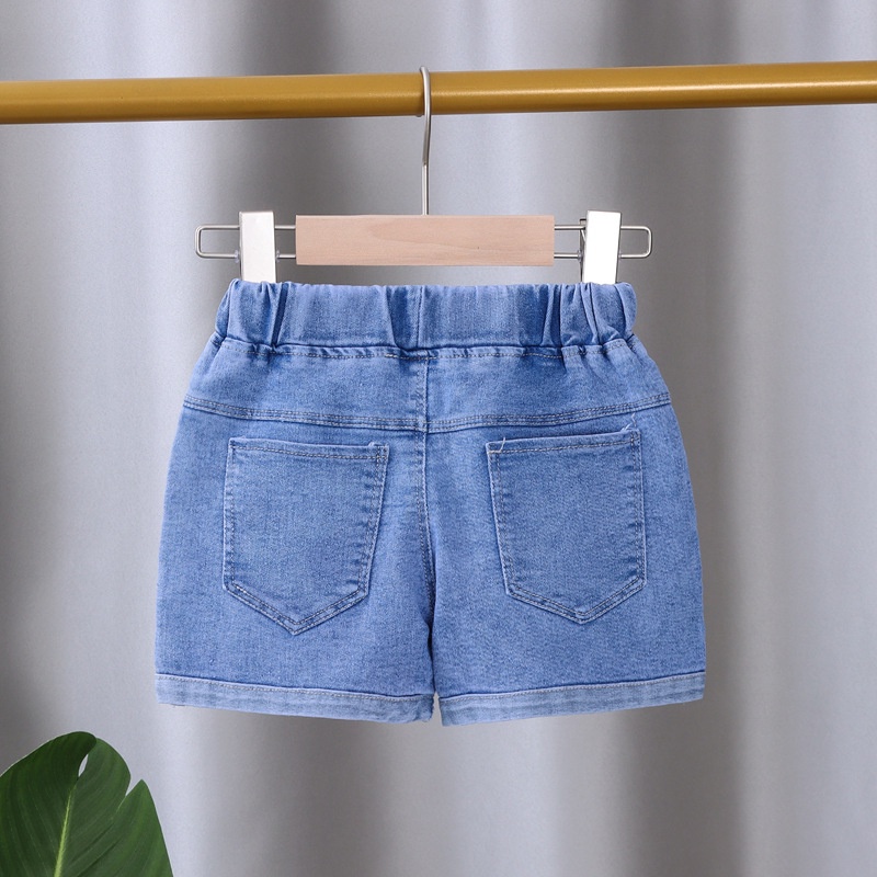 Quần Sọt Jeans In Hoạt Hình Cho Bé Gái 1-6 Tuổi