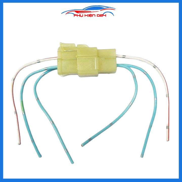 Jack đực cái ô tô 2 chân, 3 chân, 4 chân, 6 chân giắc nối nhanh có sẵn dây