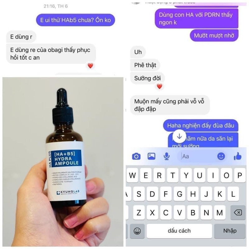 Tinh chất Kyung Lab HA Plus  cấp nước phục hồi đa tầng