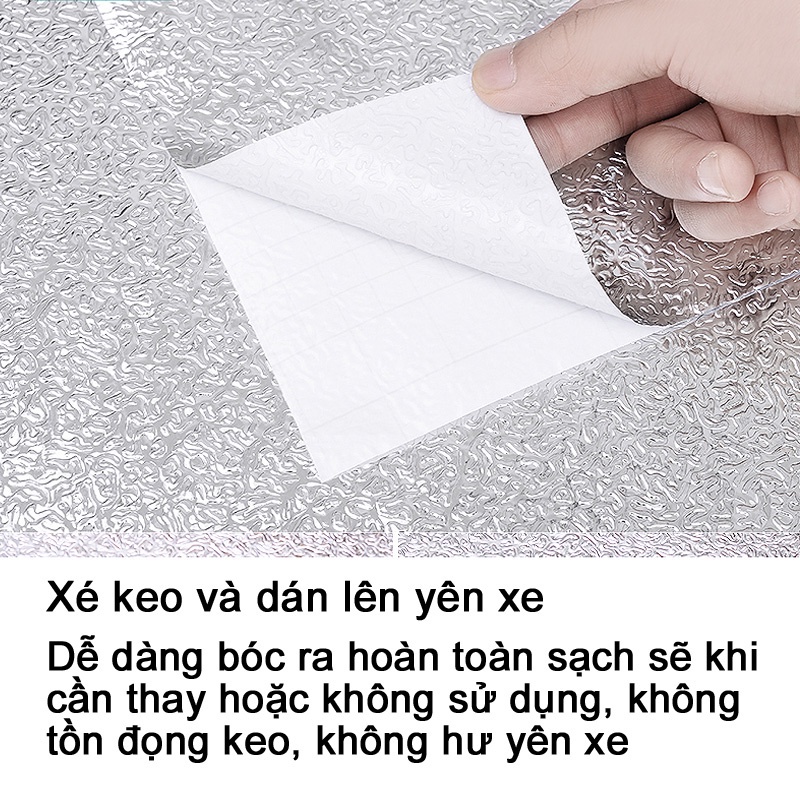 Decal tráng nhôm chịu nhiệt chống dầu chống nước dán tường nhà bếp
