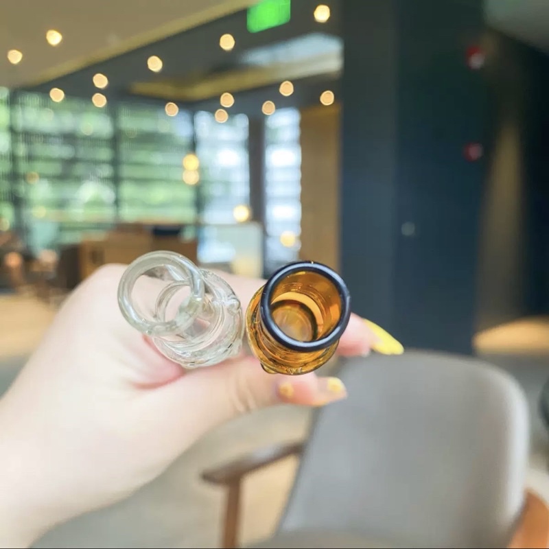 Ống Hút Starbucks Thủy Tinh Dày - Hình Hổ Đá Gấu Đen Giới Hạn Với Vỏ Bảo Vệ Bằng Silicon kèm Bộ Chổi Ống Hút