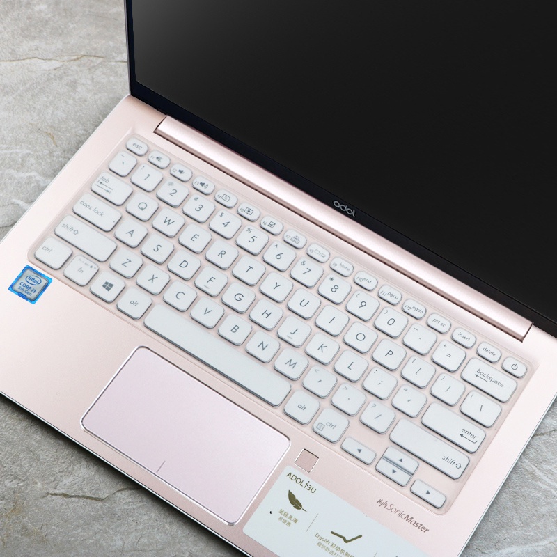 Miếng Dán Bảo Vệ Bàn Phím Bằng Silicon Mềm Siêu Mỏng Chống Thấm Nước Và Bụi Cho Laptop Asus Adol 13u 13.3 Inch Ốp