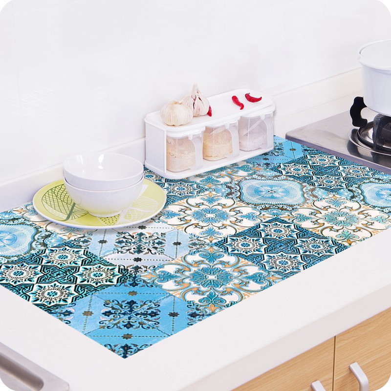 Miếng Dán Tường Tự Dính Chống Thấm Nước Họa Tiết Gạch Lát Sang Trọng Trang Trí Cho Nhà Bếp / Phòng Tắm | BigBuy360 - bigbuy360.vn