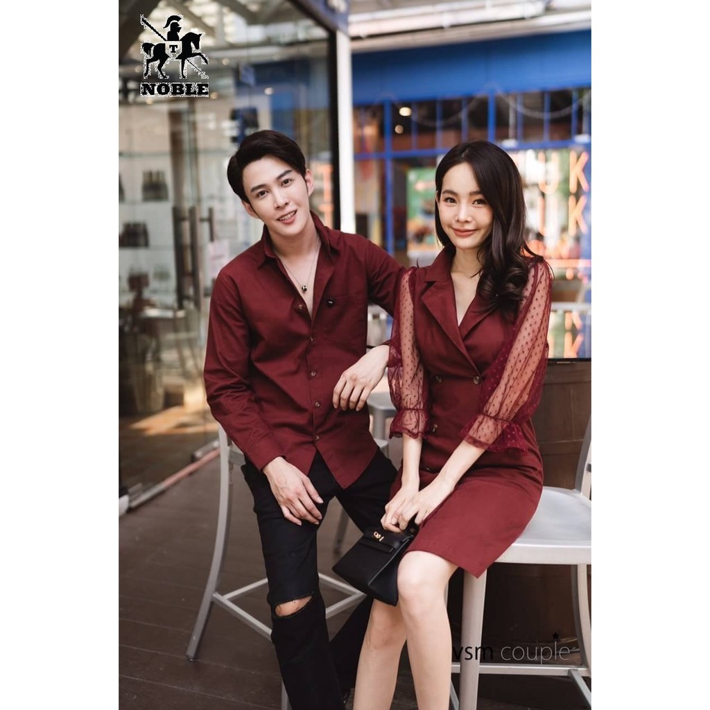 [Freeship] Set đồ đôi nam nữ thiết kế thanh lịch đi dự tiệc thời trang Noble TN158 (kèm ảnh thật)