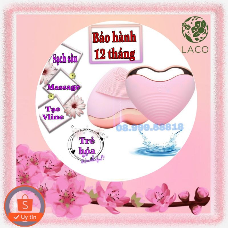 🔥Chính hãng bảo hành 6 tháng🔥 Máy rửa mặt nâng cơ Laco Promax ⚡ Sạch sâu, đánh bay mụn đầu đen ⚡ nâng cơ ⚡ massage⚡ | BigBuy360 - bigbuy360.vn