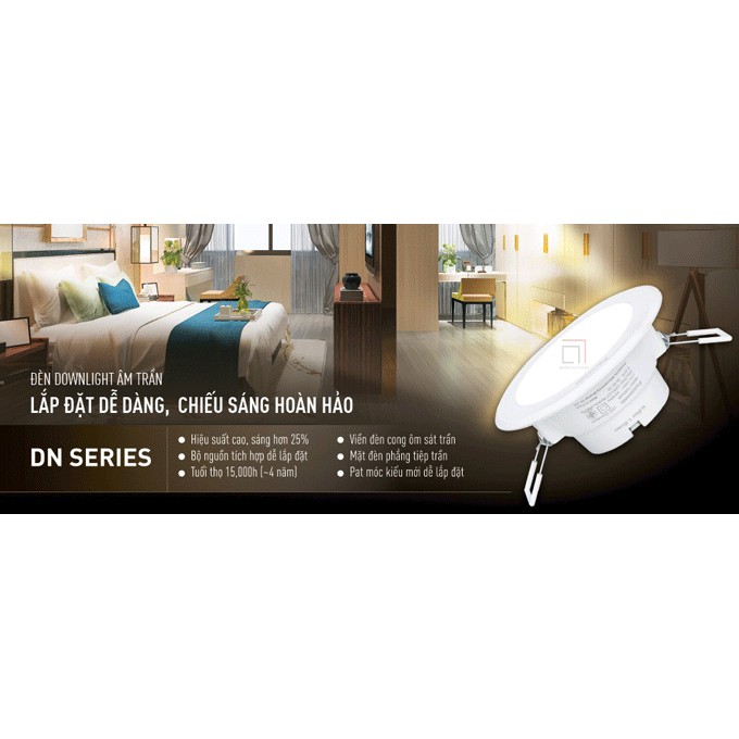 Đèn LED âm trần Downlight DN SERIES Panasonic 6W NNNC7581388,NNNC7586388,NNNC7596388