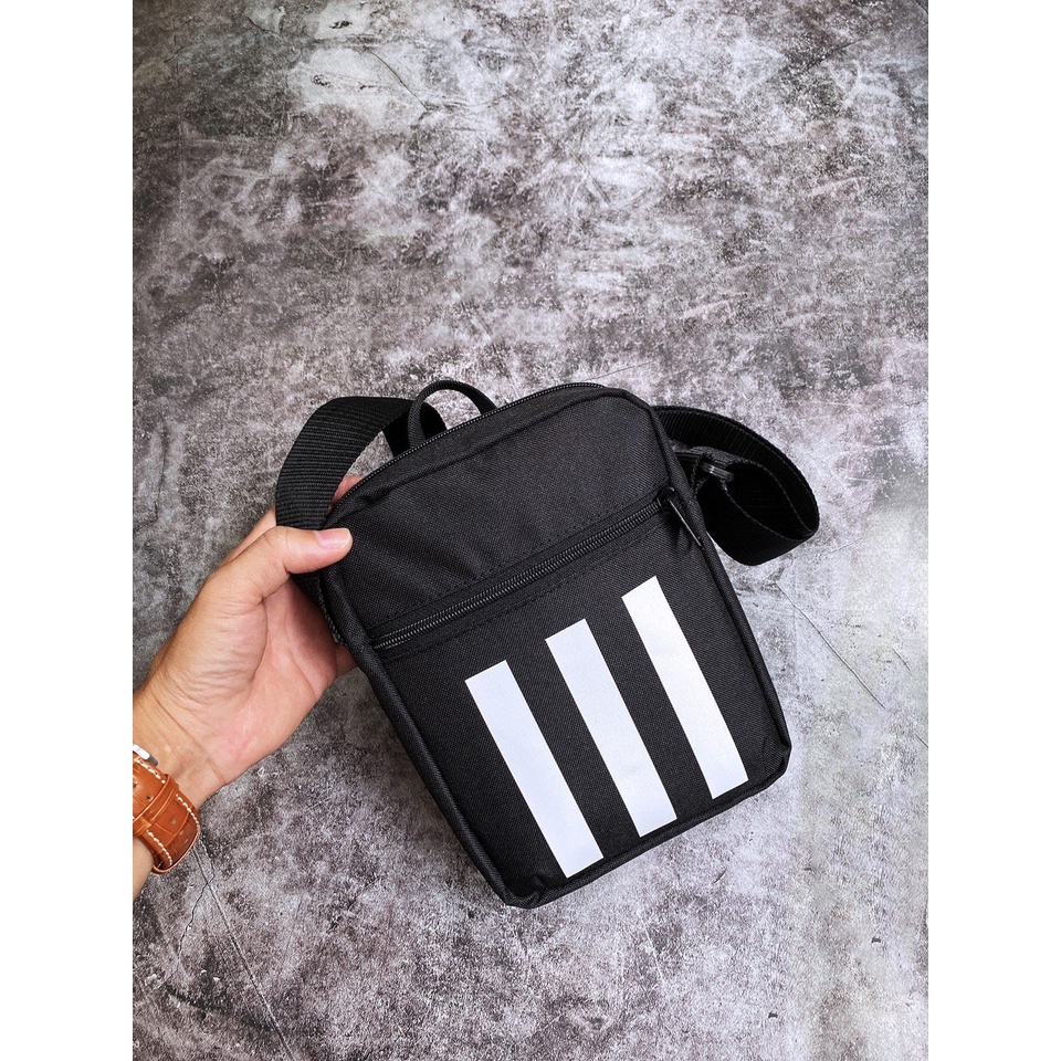 Túi Đeo Chéo Nam Nữ Thể Thao B335 ORGANISER CROSSBODY BAG BLACK DZ9239