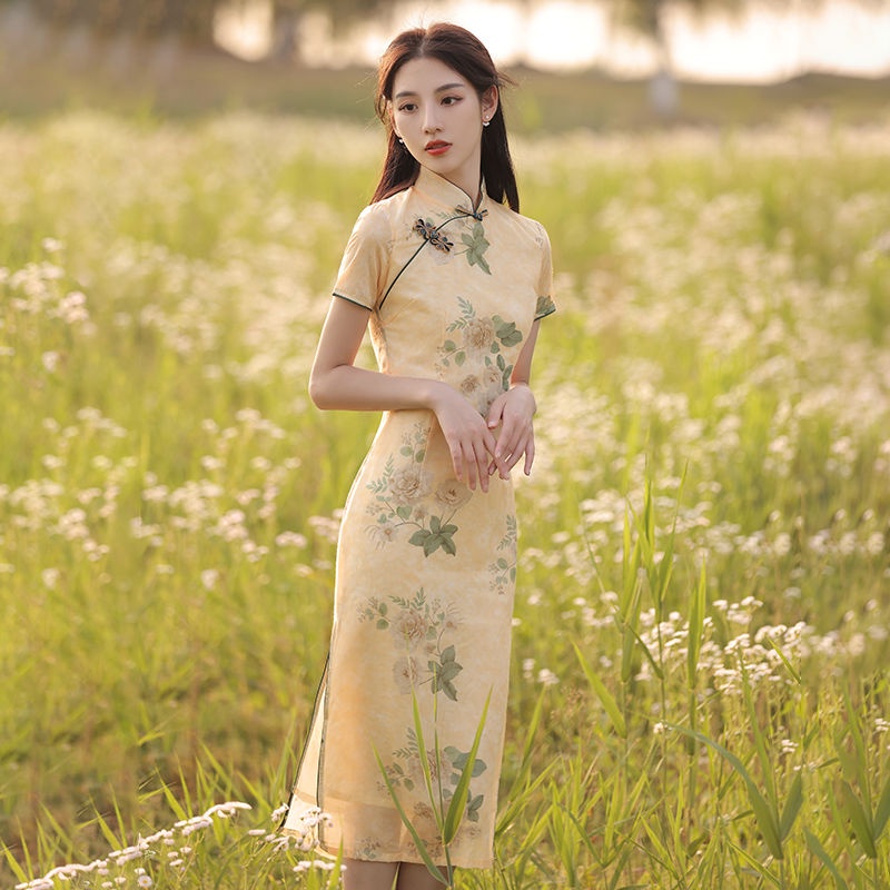 Đầm Sườn Xám Thượng Hải Siêu Xinh