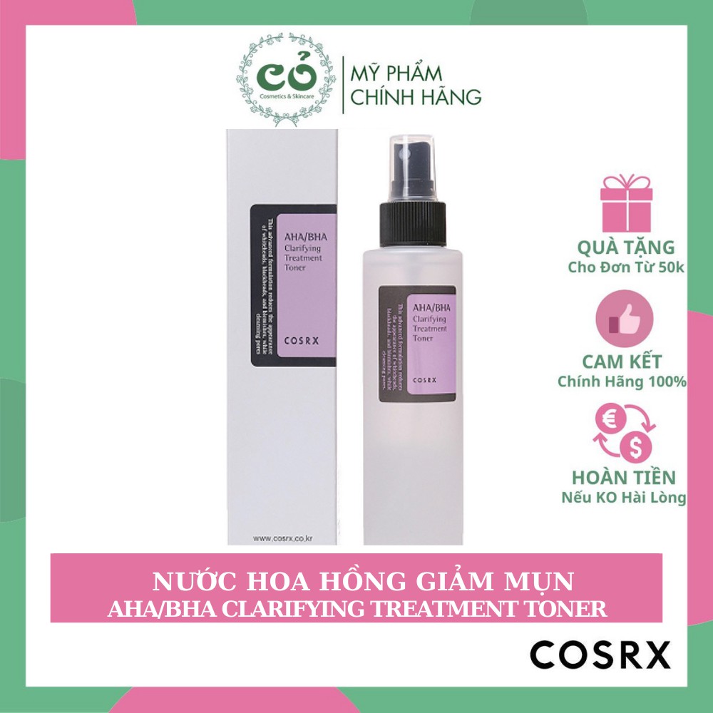 Nước hoa hồng Cosrx AHA/BHA Clarifying Treatment